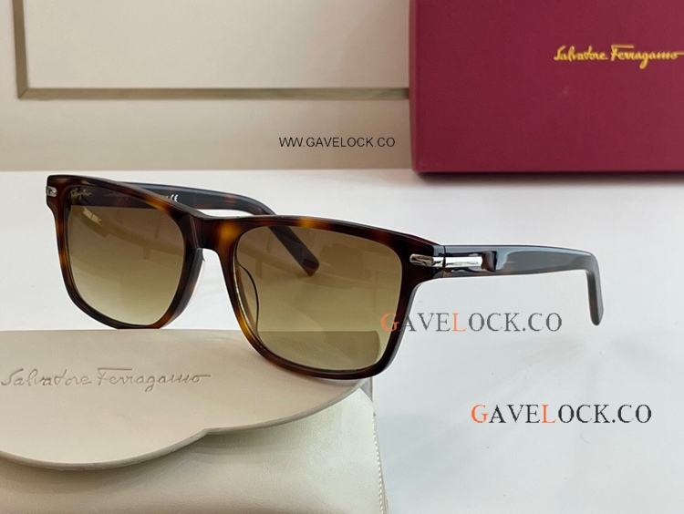 High-grade Copy Ferragamo sf992s Sunglasses Brown